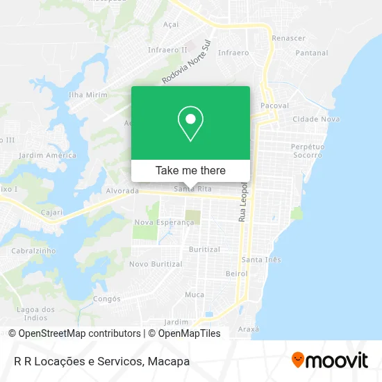 R R Locações e Servicos map