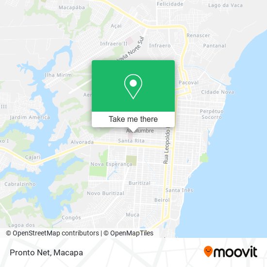 Pronto Net map