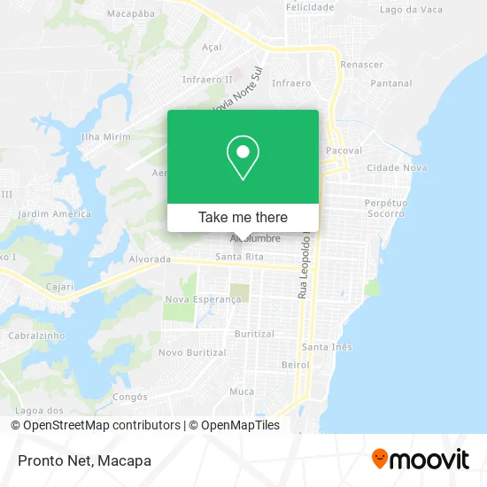 Pronto Net map