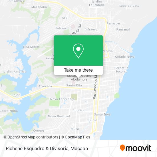 Richene Esquadro & Divisoria map