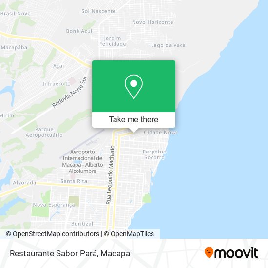 Restaurante Sabor Pará map