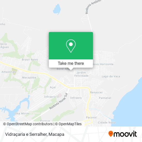 Vidraçaria e Serralher map