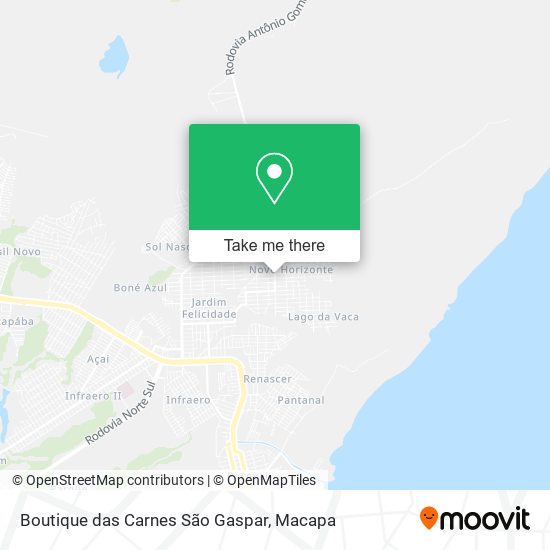 Boutique das Carnes São Gaspar map