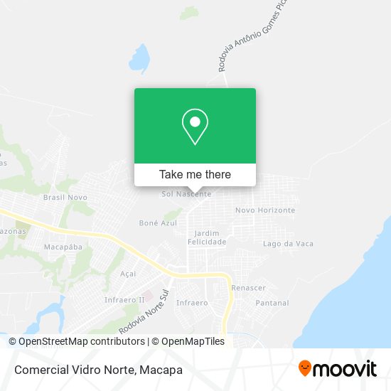 Mapa Comercial Vidro Norte