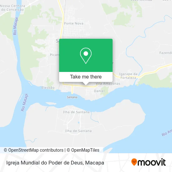 Igreja Mundial do Poder de Deus map