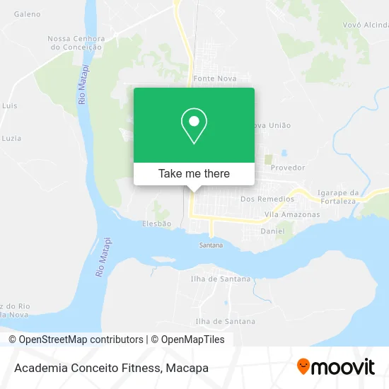 Academia Conceito Fitness map
