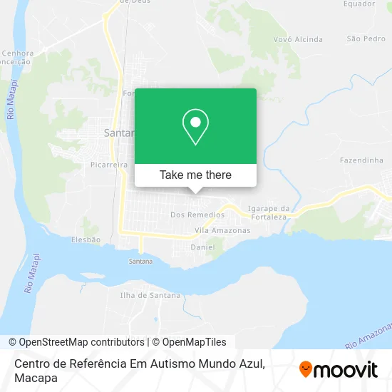 Centro de Referência Em Autismo Mundo Azul map