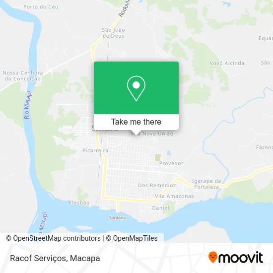 Racof Serviços map