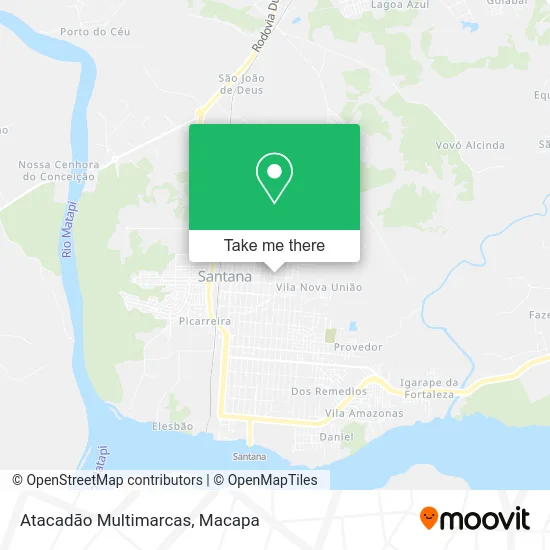 Atacadão Multimarcas map
