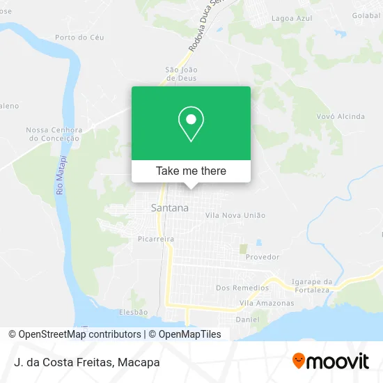 J. da Costa Freitas map