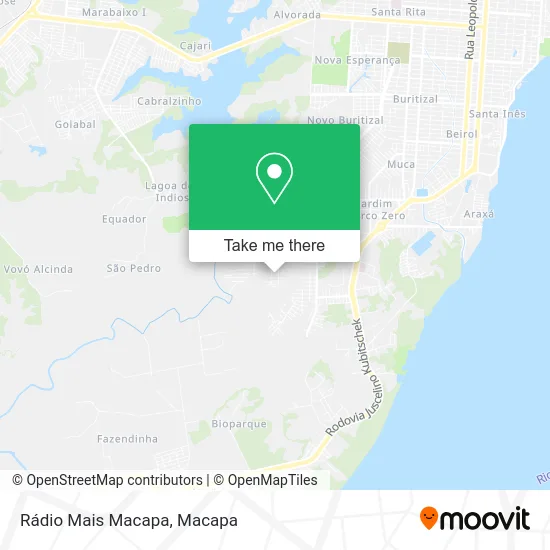 Rádio Mais Macapa map