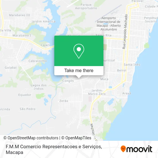 F.M.M Comercio Representacoes e Serviços map