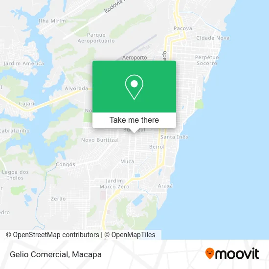 Gelio Comercial map