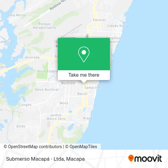 Submerso Macapá - Ltda map