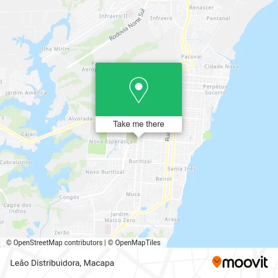 Leão Distribuidora map