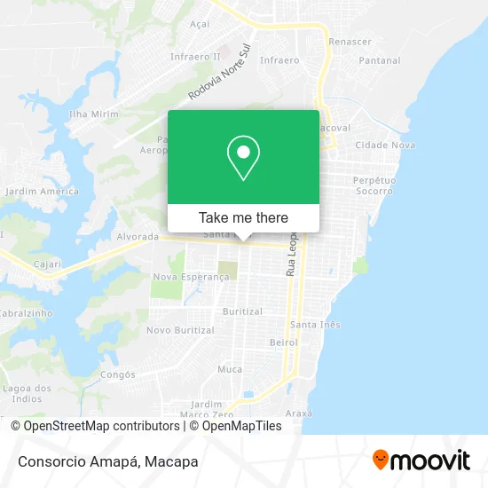 Consorcio Amapá map