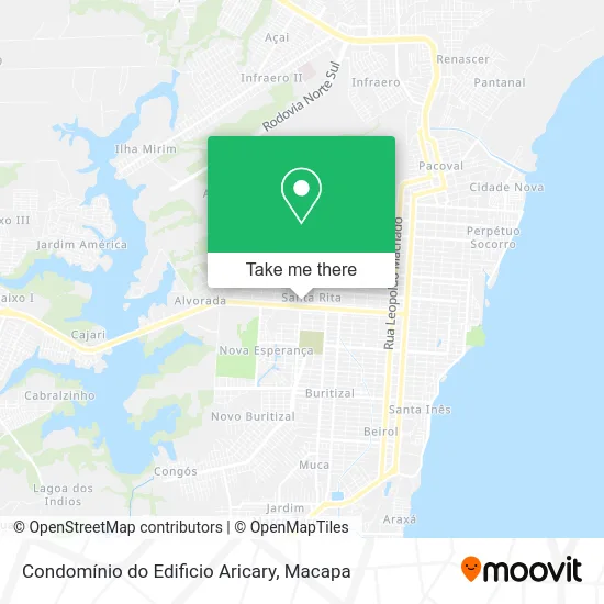 Condomínio do Edificio Aricary map