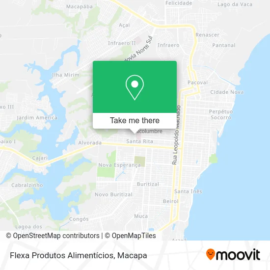 Flexa Produtos Alimentícios map