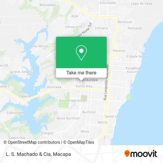 L. S. Machado & Cia map