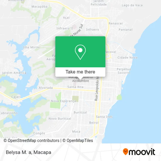 Belysa M. a map