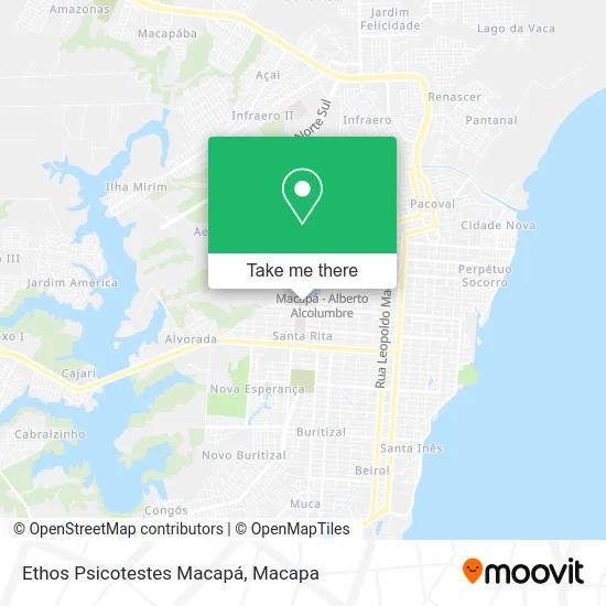 Ethos Psicotestes Macapá map