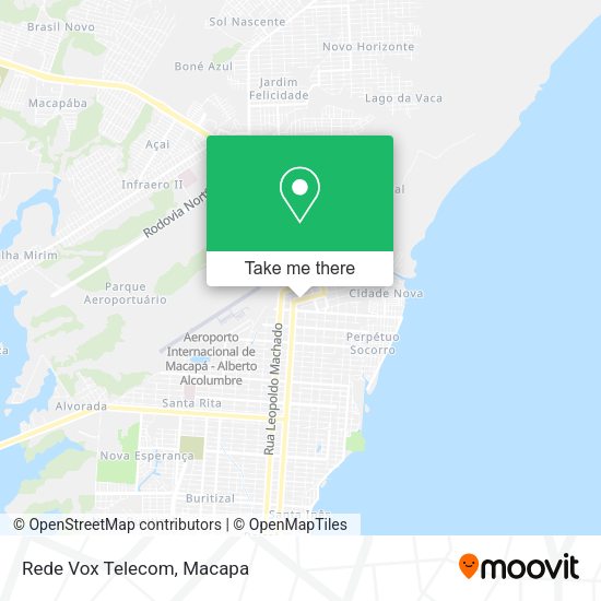 Rede Vox Telecom map