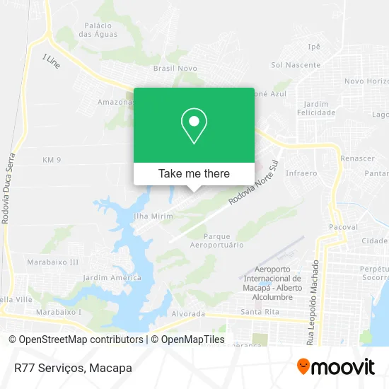 R77 Serviços map