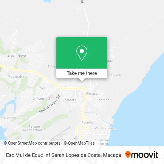 Esc Mul de Educ Inf Sarah Lopes da Costa map