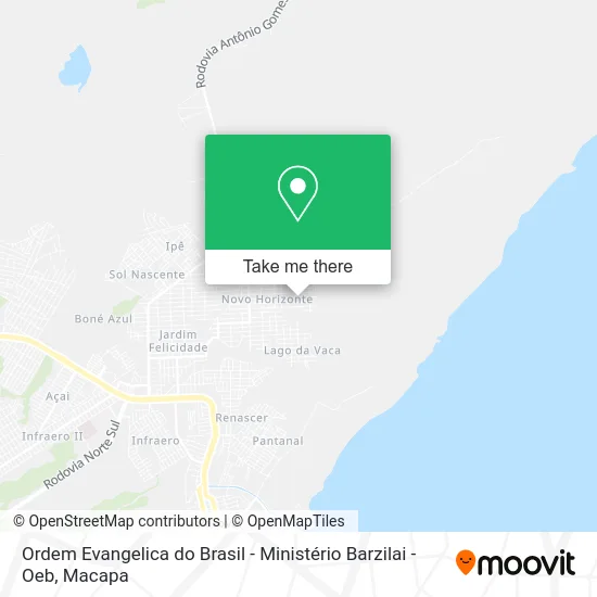 Ordem Evangelica do Brasil - Ministério Barzilai - Oeb map