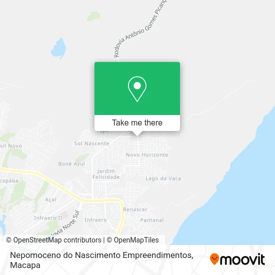 Nepomoceno do Nascimento Empreendimentos map
