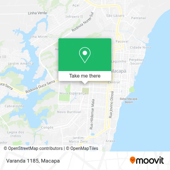 Varanda 1185 map