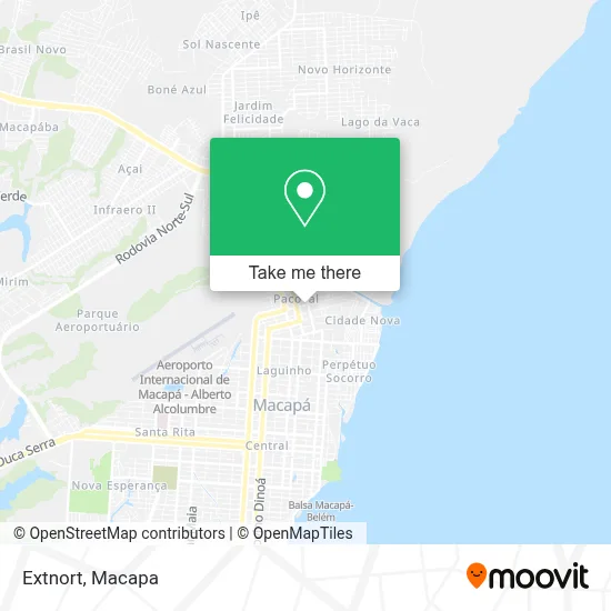 Extnort map