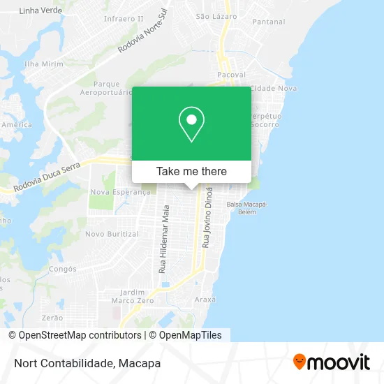 Nort Contabilidade map