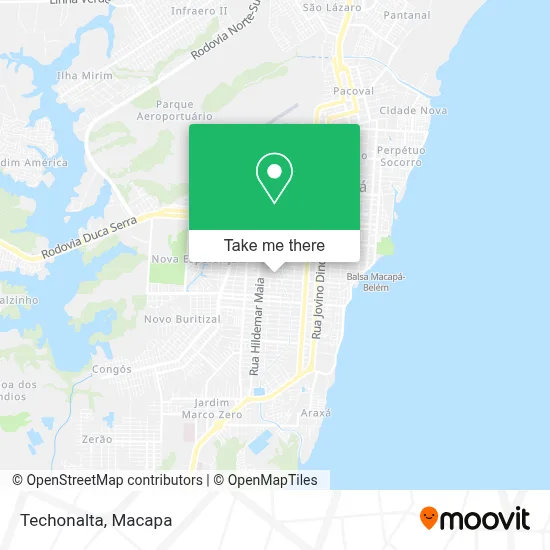 Techonalta map