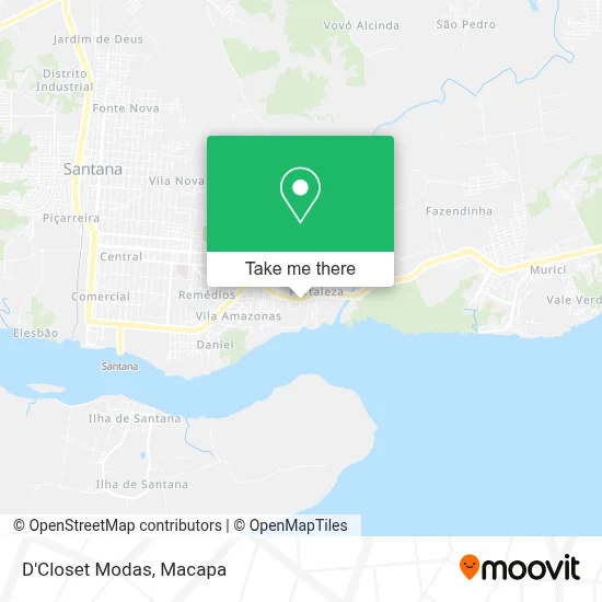 D'Closet Modas map