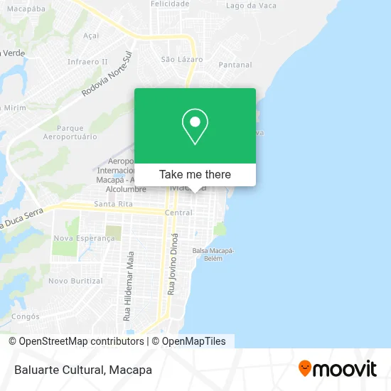 Baluarte Cultural map