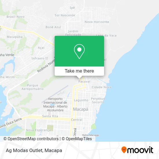 Ag Modas Outlet map