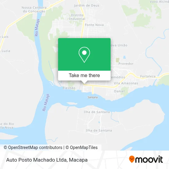 Auto Posto Machado Ltda map