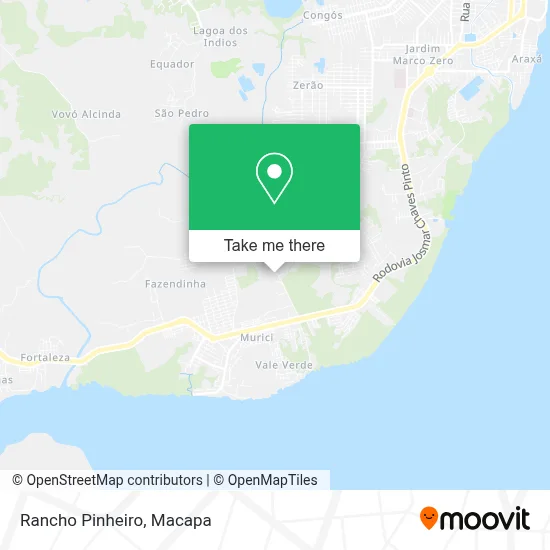 Rancho Pinheiro map