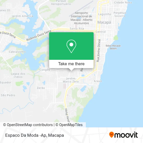 Espaco Da Moda -Ap map