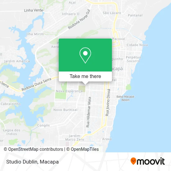 Studio Dublin map