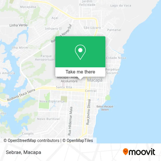 Sebrae map