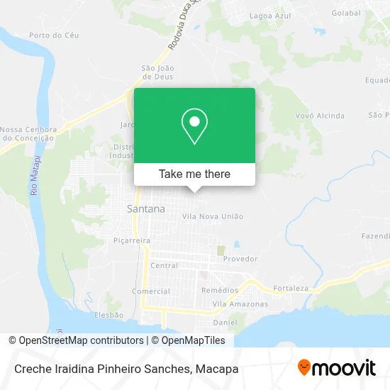 Creche Iraidina Pinheiro Sanches map