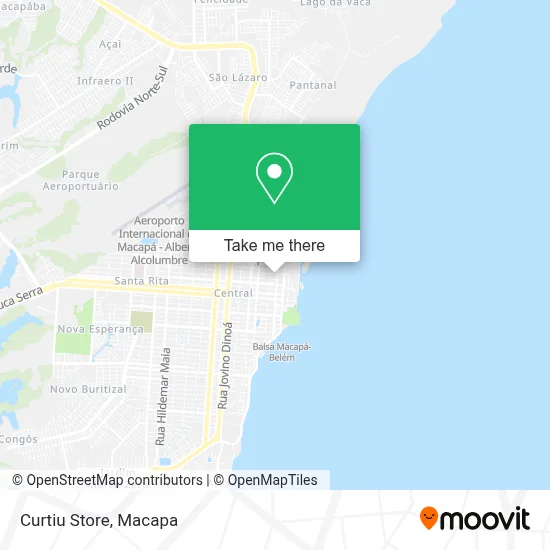 Curtiu Store map