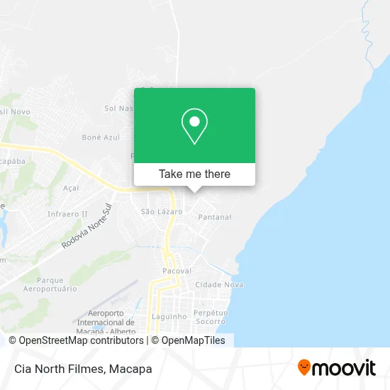 Cia North Filmes map