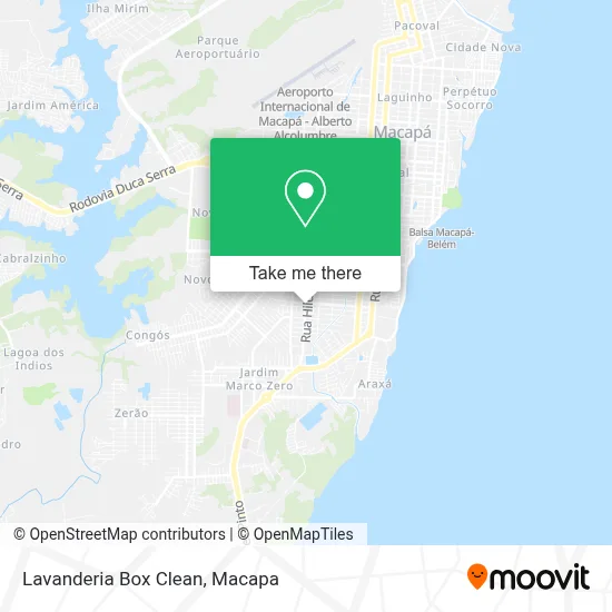 Lavanderia Box Clean map