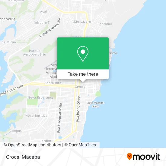 Crocs map