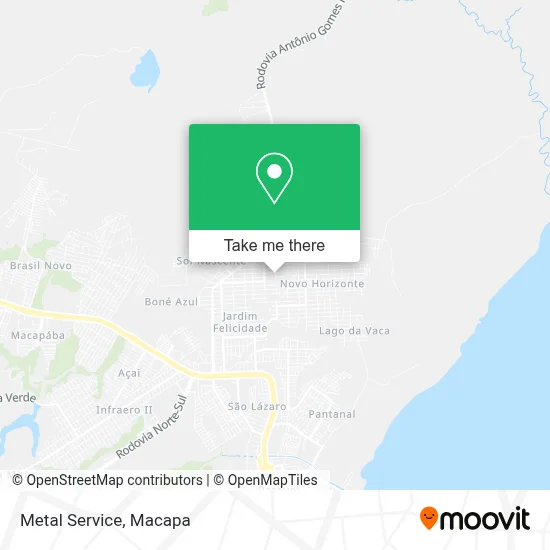 Metal Service map