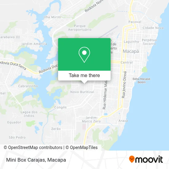 Mini Box Carajas map