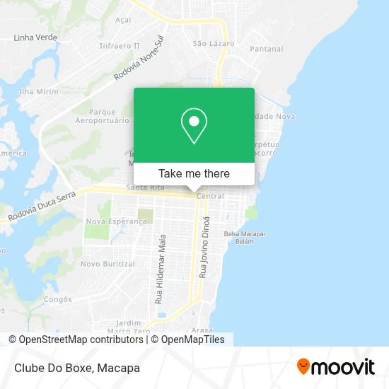 Clube Do Boxe map
